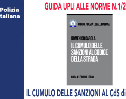 GUIDA ALLE NORME 1/2020-CUMULO DI SANZIONI CDS