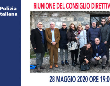 RIUNIONE DEL CONSIGLIO DIRETTIVO PER IL 28 MAGGIO 2020