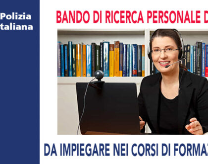 BANDO DI RICERCA PERSONALE DOCENTE PER I CORSI DI FORMAZIONE UPLI