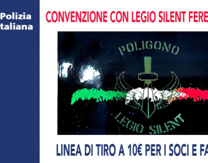 CONVENZIONE UPLI CON IL POLIGONO LEGIO SILENT NEL FRUSINATE