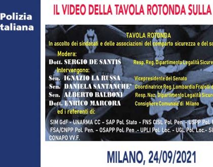 IL VIDEO DELLA TAVOLA ROTONDA SULLA SICUREZZA A MILANO